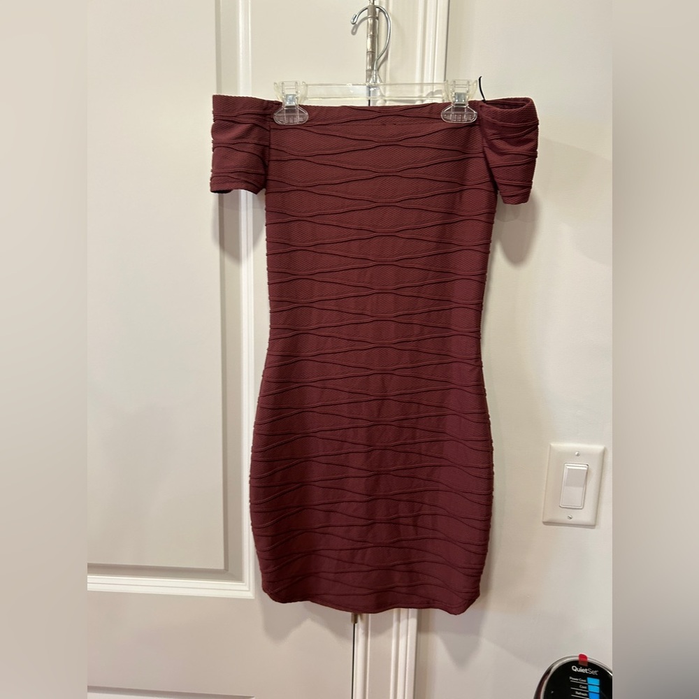 Windsor Bandage Off the Shoulder Dress